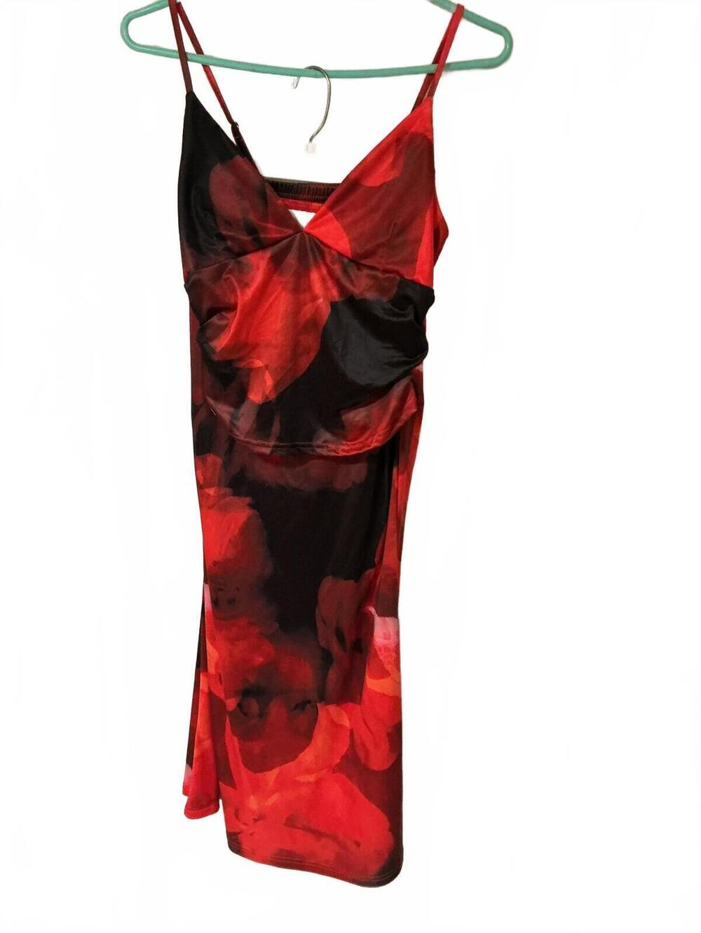 Shein 2 pc maxi skirt set Size L